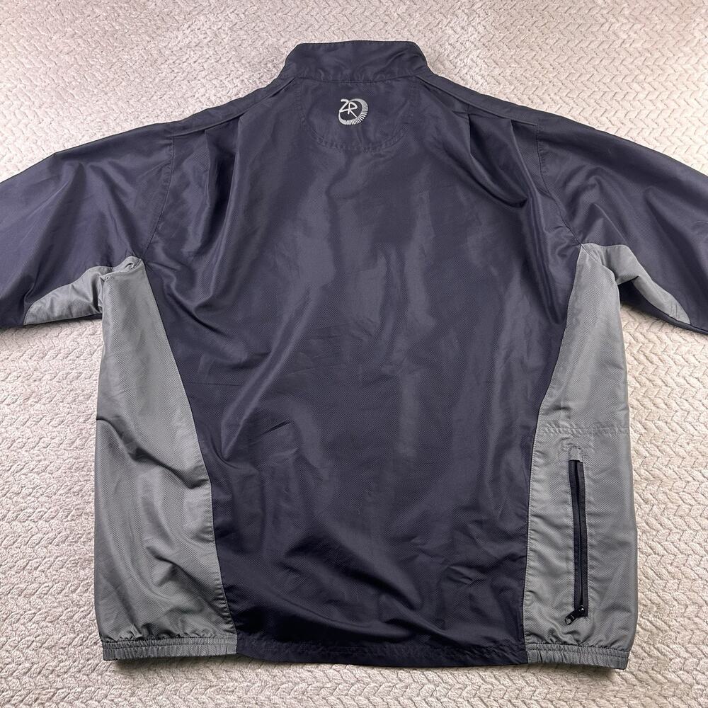 Zero Restriction Jacket Mens Medium M Black Tour Series Full Zip Windbreaker - Picture 4 of 10